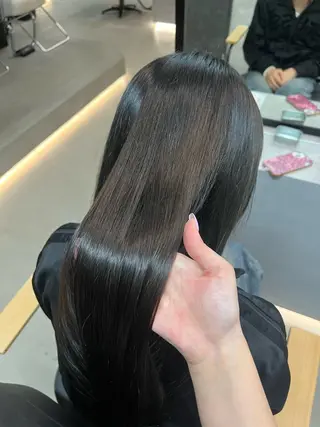 ロング カラー ririko/ 暖色カラー/艶カラーのヘアスタイル