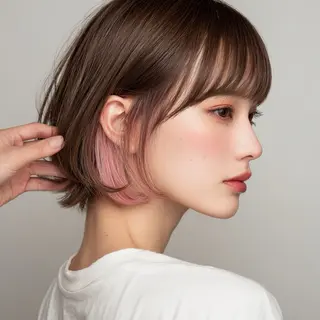 ミディアム 池袋/ダブルカラー GLADGE🩵のヘアスタイル