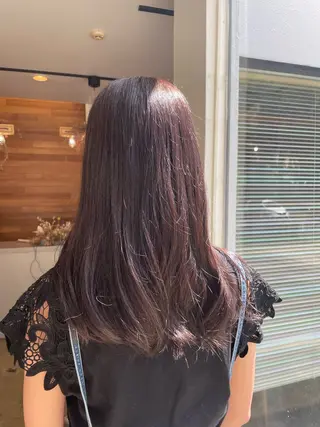 カラー 上村 あやののヘアスタイル
