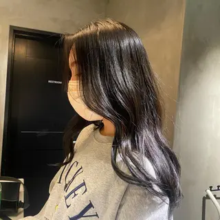 ロング カラー デザインカラー❤︎ イシイレイのヘアスタイル