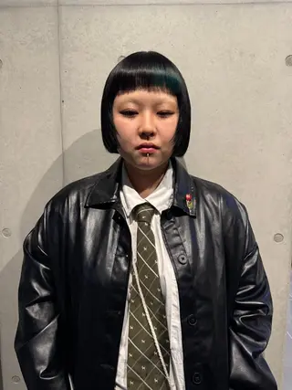 ショート カラー だいち/ハイトーン/ デザインカラーのヘアスタイル