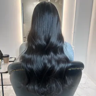 ロング カラー &chaLme   心斎橋所属・emi/髪質改善/ 韓国風/艶カラーのヘアスタイル