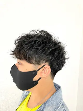 ショート パーマ メンズ 【東北メンズヘア1 位受賞🥇】本間祐太のヘアスタイル