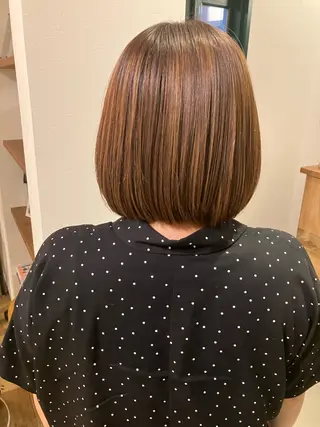 ミディアム 清水 美香のヘアスタイル