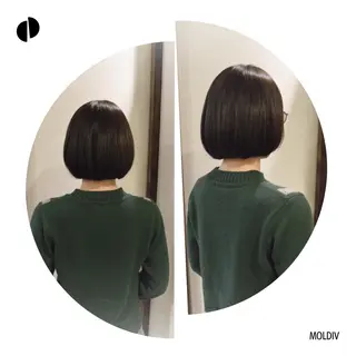 ショート カラー ✨縮毛矯正✨髪質改善 ナカシマ ユミのヘアスタイル