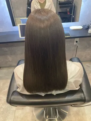 セミロング カラーモデル/柏の葉 菊地連杏のヘアスタイル