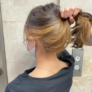 ミディアム カラー Blanche by artina川崎店所属・ゆう🫧 透明感/ハイトーンのヘアスタイル