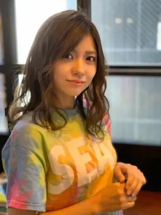 ミディアム カラー パーマ Bianca所属・Bianca 代表 硲 貴亮【東武練馬】のヘアスタイル