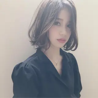 ミディアム パーマ 吉川 ミチオ 【SHIKIO】のヘアスタイル