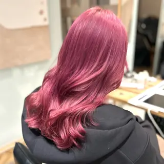 カラー ︎︎🌟韓国艶カラー ︎🌟璃奈 (ﾘﾅ)のヘアスタイル