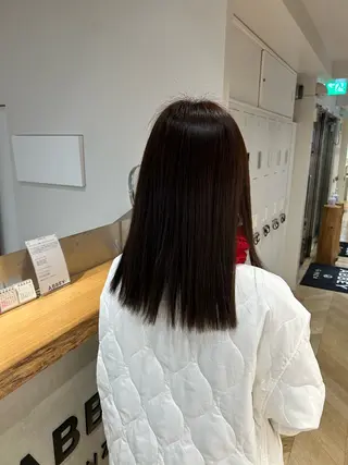 セミロング カラー 森珀斗/表参道 /ショートボブのヘアスタイル