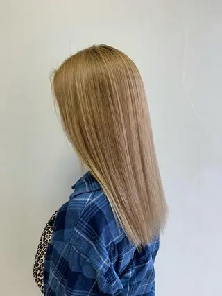 ミディアム カラー カラー特化型美容師 保住のヘアスタイル