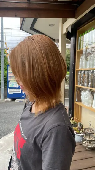 ミディアム 白髪ケア  BAUM まやのヘアスタイル