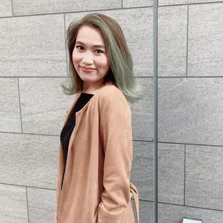 ミディアム カラー ✂︎ちゆら✂︎  -chiyura-所属・ちゆら -chiyura-のヘアスタイル