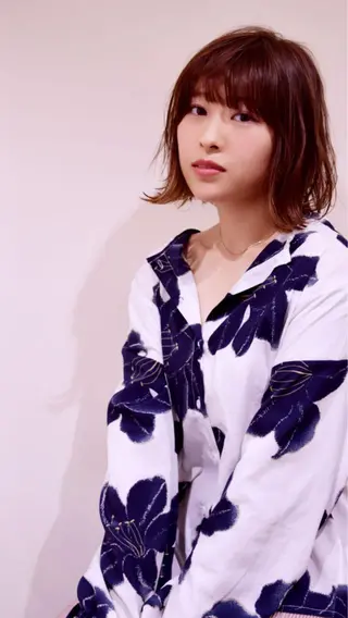 ミディアム カラー アザマ　ヤスカツ _rosso 川口のヘアスタイル