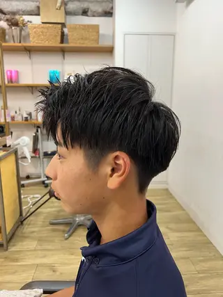 ショート メンズカットグラデー ションカラー/ケイゴのヘアスタイル