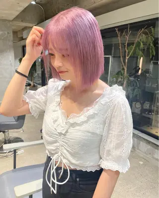 カラー レイヤーパーマ🪐 伽羅のヘアスタイル