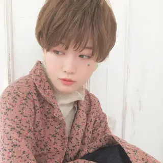 ショート 髪質改善カラー☆ ヘアアレンジmiyuのヘアスタイル