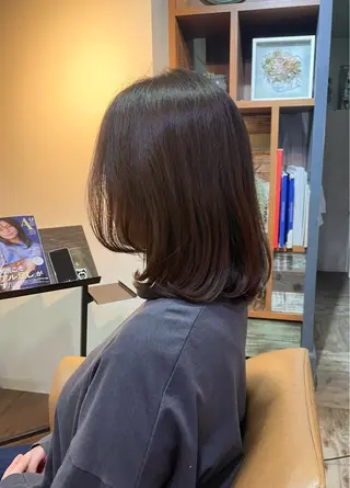 ミディアム HAIR en所属・ブリーチカラー募集❕ 大橋菜々美のヘアスタイル