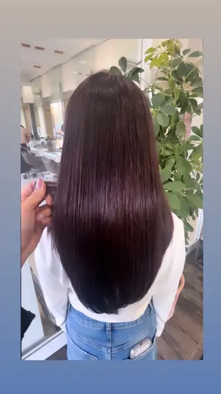 ロング カラー Happiness王寺所属・髪質改善カラー 🫧萩原のヘアスタイル