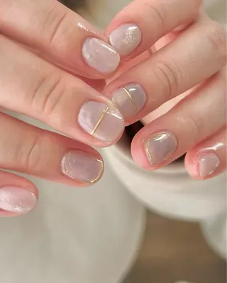 ネイル 𓂃toi. 儚げnuanceのネイルデザイン