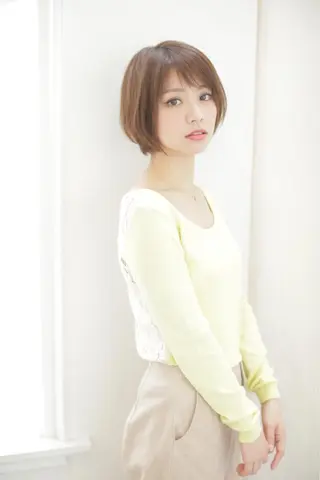 ショート カラー パーマ エイト ウメダのヘアスタイル