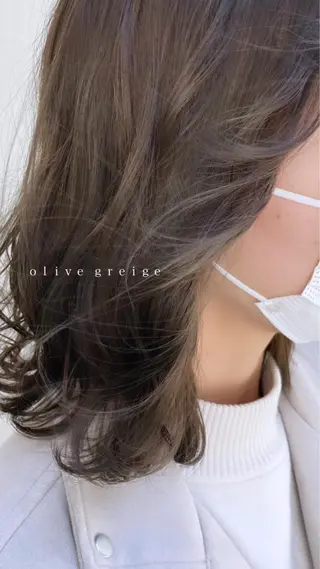 ミディアム パーマ/名古屋パーマ / コデラ ナナホのヘアスタイル