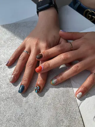 ネイル 小川 奈々花のネイルデザイン