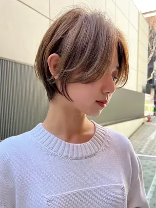 ショート 今野春花 仙台　ショートボブのヘアスタイル