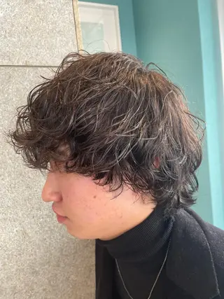 パーマ 🌈艶カラー× メンズパーマ永埜🌈のヘアスタイル