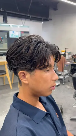 ショート パーマ メンズ fifth TOKYO所属・fifth　石垣 海音のヘアスタイル