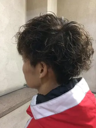 カラー パーマ ヘアアレンジ メンズ メンズパーマの巨匠 鈴木純のヘアスタイル