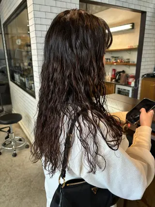 ロング パーマ Door代官山所属・詩織/パーマ /代官山のヘアスタイル
