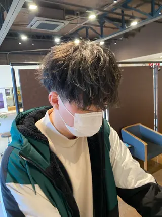 ショート パーマ メンズ特化/ 黒須輝昌のヘアスタイル