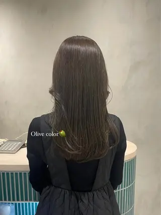 ロング カラー たかはし ゆうなのヘアスタイル