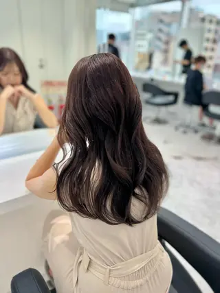 ロング まつパ/ケア ブリーチ/sEnAのヘアスタイル