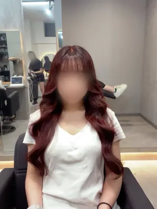 ロング も ものヘアスタイル