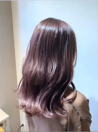 セミロング カラー 美髪✨髪質改善特化 🦩対馬🦩のヘアスタイル