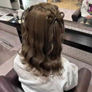 ミディアム ヘアアレンジ 🎀ヘアアレンジ 🎀ななみのヘアスタイル