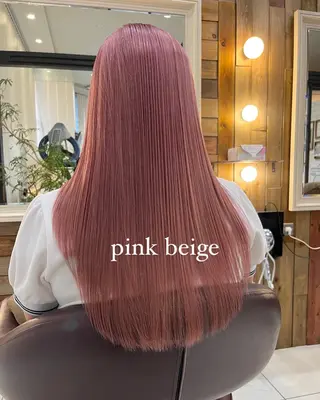 カラー 黒田瀬奈/ボブ まろやかベージュのヘアスタイル