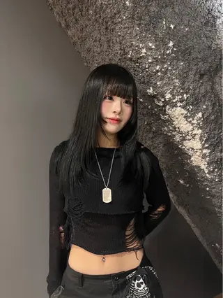 ロング カラー fuji koudaiのヘアスタイル