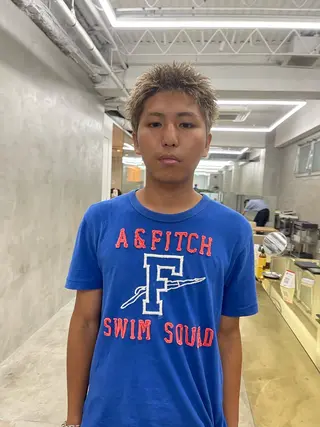 メンズ メンズカット パーマ[佐橋]のヘアスタイル