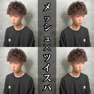 パーマ メンズ Lit.富士 久保田風太のヘアスタイル