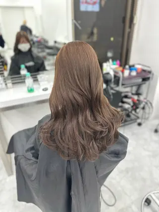 ロング カラー パーマ ヘアアレンジ メンズ キッズ ♥️韓国ヘア レイヤー♥️ゆりのヘアスタイル
