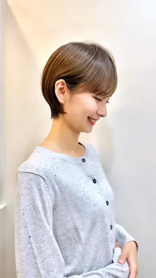 ショート emiwo石川町所属・増田 耀のヘアスタイル