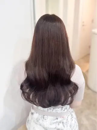 ロング 韓国アイドルヘア🤍 nanako🦋のヘアスタイル