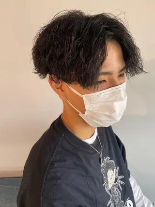 ショート パーマ メンズ 🔹YUTA🔹 メンズパーマのヘアスタイル