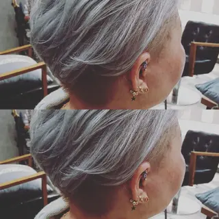 ショート カラー ACROあべの店所属・艶カラー/インナー /グラデ/大西小百合のヘアスタイル