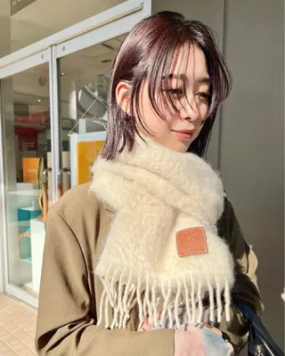 ミディアム カラー BELLA/天王寺/ 似合わせ/木浦心のヘアスタイル