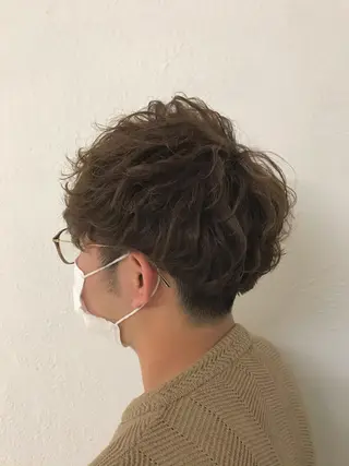 カラー パーマ メンズ 【東北メンズヘア1 位受賞🥇】本間祐太のヘアスタイル